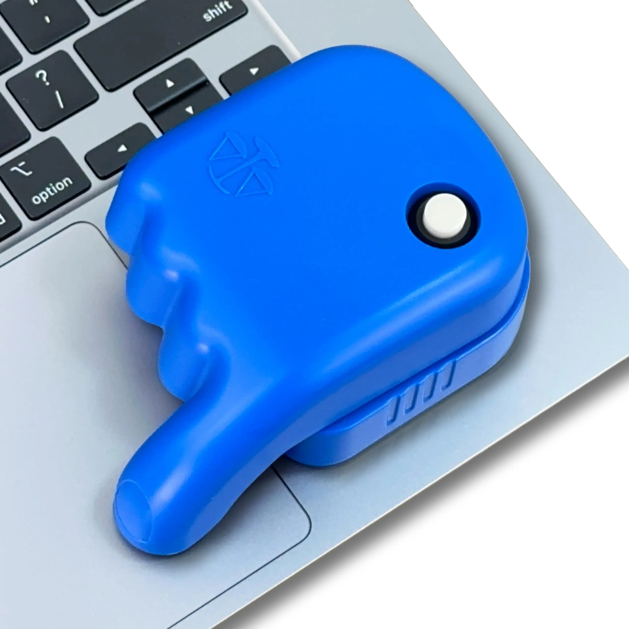 Not compatible with Dell or HP touchpads - Laptop Trackpad Jiggler -AA Battery Lasts 6 Months -Undetectable -Cordless Mouse Jiggler -Keeps Touchpad Active, Laptop Awake -Mechanical Mouse Mover -ON/Off Switch (Blue)