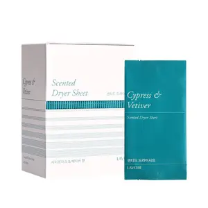 LAVOIR Scented Dryer Sheet Cypress&Vetiver