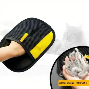 Upgrade Pet Hair Remover Electrostatic Gloves, Reusable Pet Hair Removal Glove for Cats & Dogs, Premium Cat & Dog Hair Remover Mitt for Couch Furniture Carpet Car Seat, HomeEssential