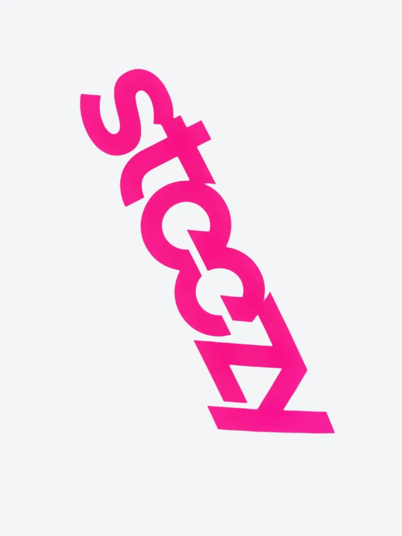 Pink 12 Inch Vinyl Steezy Sticker