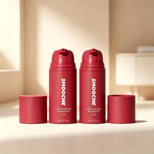 Smooche 2pcsColor Changing Foundation – Shade Matching Liquid Makeup, SPF, 24H Wear, Vegan