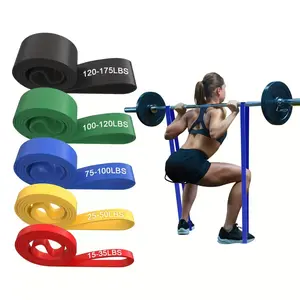 Loop resistance band, heavy training band, suitable for strength training, pull-up assistance, and physical rehabilitation