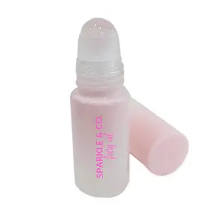 Sparkle & Co. Fairy Cuticle Oil For Nails Blush Pink Sugar Scented Pink Rollerball 5ml