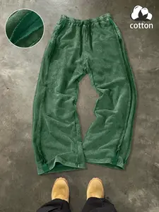 Men's High-Quality Cotton Sport Pants, Side Striped Design, Casual Comfy Sporty Style, Soft Comfortable, Daily Wear, Leisure, Home Use, Drawstring Waist Athleisure, Sports Casual Pants, Athleisure Style Bottoms