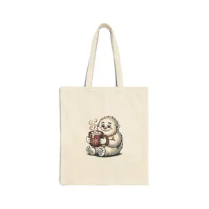 Cozy Fuzzy with Hot Cocoa Tote | Capybara Cuties, Cozy Animal Merch