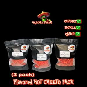 Flavored Hot Cheetos (3pack) Chamoy, Ranch, Pickle