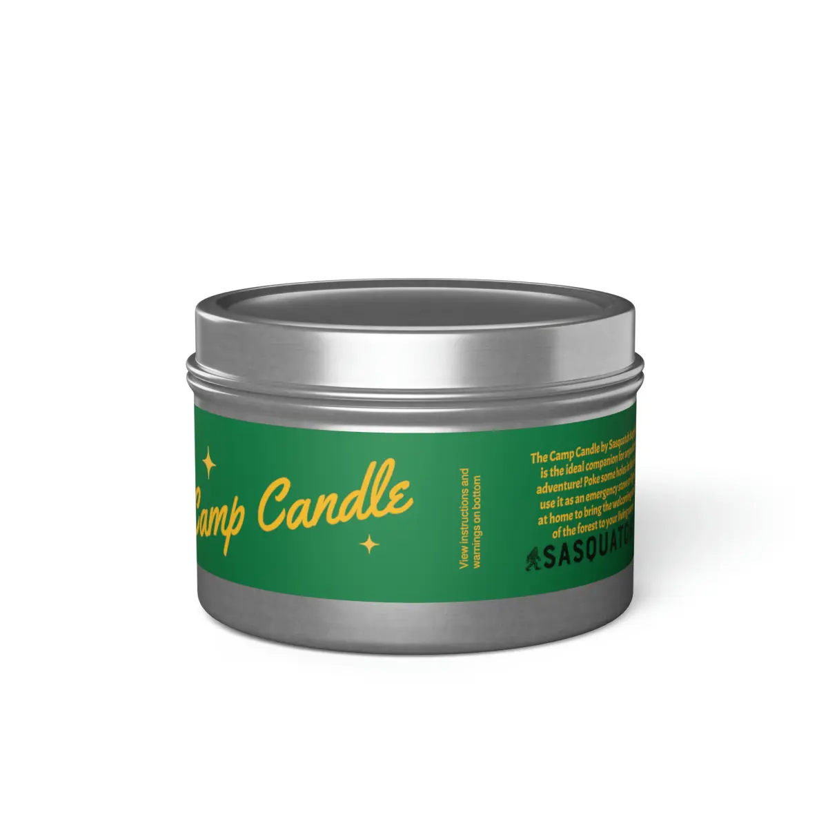 Camp Candle - Candle in a Tin - by Sasquatch Supply Co.