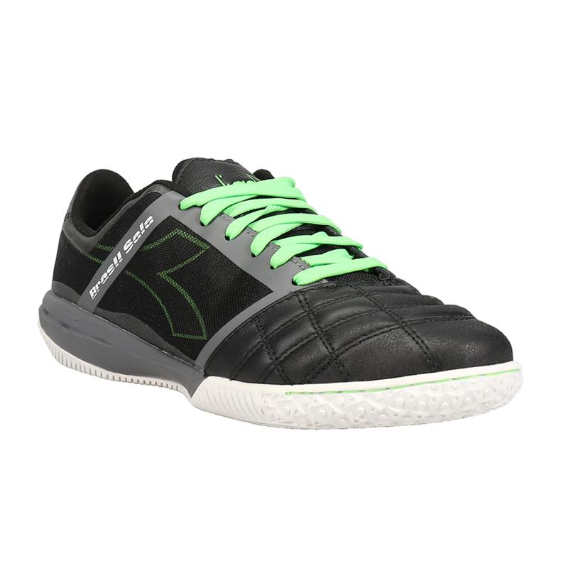 diadora Mens Brasil Sala Indoor Soccer Cleats  - Black
