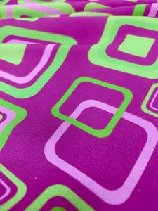 Hot Pink Geo Print Spandex