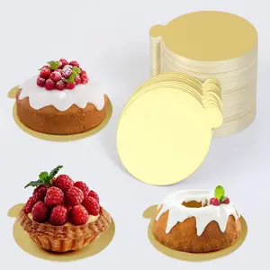 Round Cake Board, 300/100pcs/set Mini Cake Base, Cake Paper Board, Dessert Display Tray, Cake Decorations Supplies for Home Kitchen Party, Bakeware, Cake Stands Set
