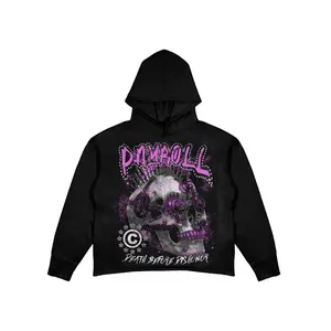Pinkskull Hoddie & Stacked Joggers