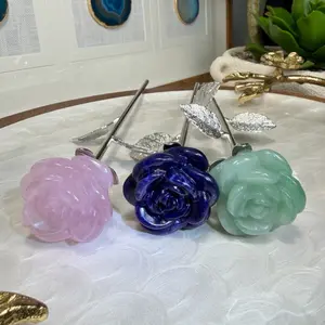 Natural Crystal Rose -- Good For Mother’s Days Gift ｜Love and Gratitude | Rose Quartz| Sodalite | Green Aventurine