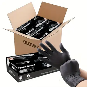 purple, Black, blue nitrile gloves, Durable cleaning gloves, are disposable, and no powder like latex. They can be used for eyebrow tattooing, hairdressing, handmade creations, pet companionship, dishwashing, daily home cleaning, Household Cleaning Gloves