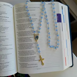 Blue Crystal Rosary