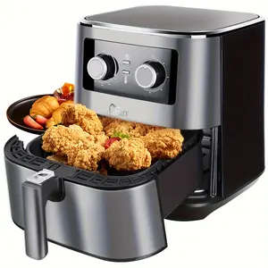 1700W High-Power Air Fryer 5.5L - Uten Electric Airfryer with Temperature Control, Timer, Non-Stick Basket, Fast Oven for Oilless Cooking, Dishwasher Safe, Air Fryer, Cooker