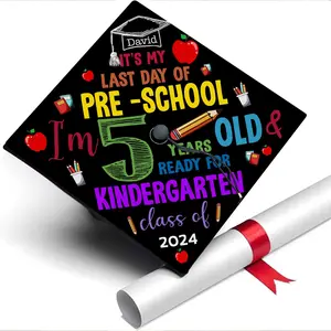 Kindergarten Name Graduation Cap Topper Class Of 2026 Custom Graduation Gift for Student Handcrafted Cap Decoration For 2026 Graduates
