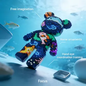 Deep Sea Bear Creative Model Ornament 2026 New Size Unique Home Decor, Great Gift Idea for Friends and Loved Ones