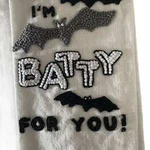 Embroidered kitchen towel