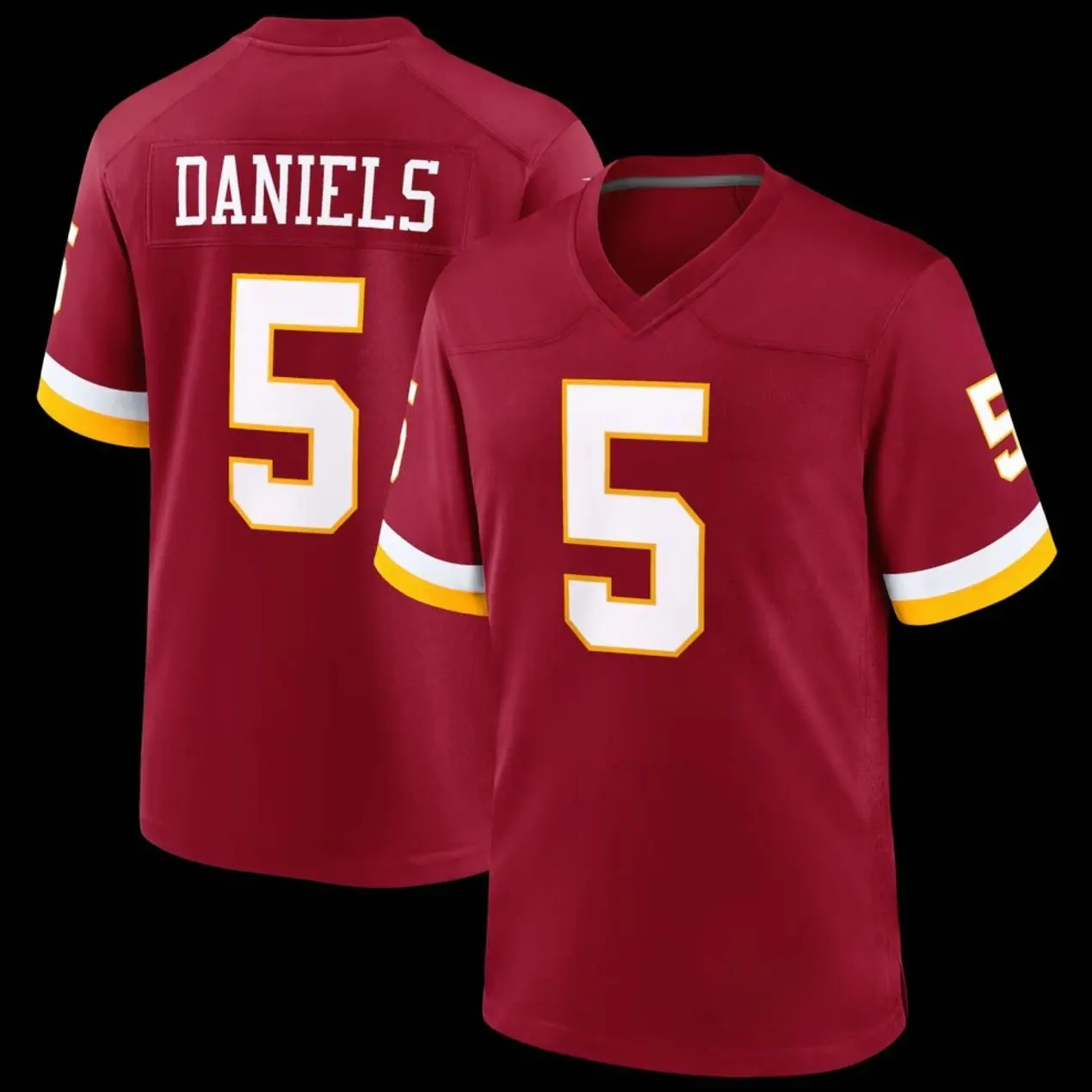 Unisex Football inspired by Daniels 15 Washington Home Team Game Player Jersey - Burgundy