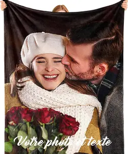Custom Memorial Blanket with Pictures Words for Loss of Loved Dad Mom Son Daughter Pet Personalized Sympathy Flannel Throw Blanket Grief Remembrance Gift, In Loving Memory Gifts, Made in USA