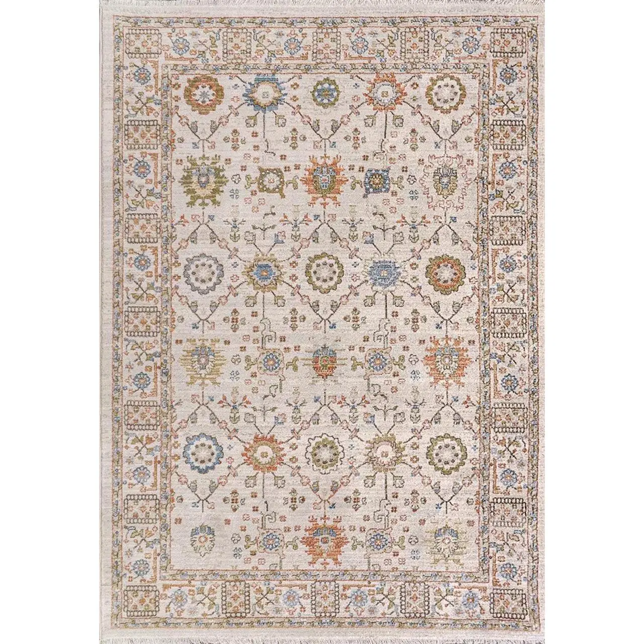 Dynamic Rugs Juno 6888 Ivory Multi Traditional Machine-Made Rug