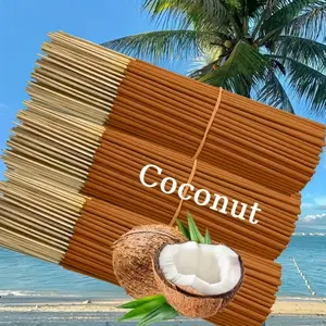 Natural Coconut Scented Air Freshener Sticks, Long-Lasting Fragrance, Available in 15/75/105/165 Pieces, Perfect for Bedroom Use