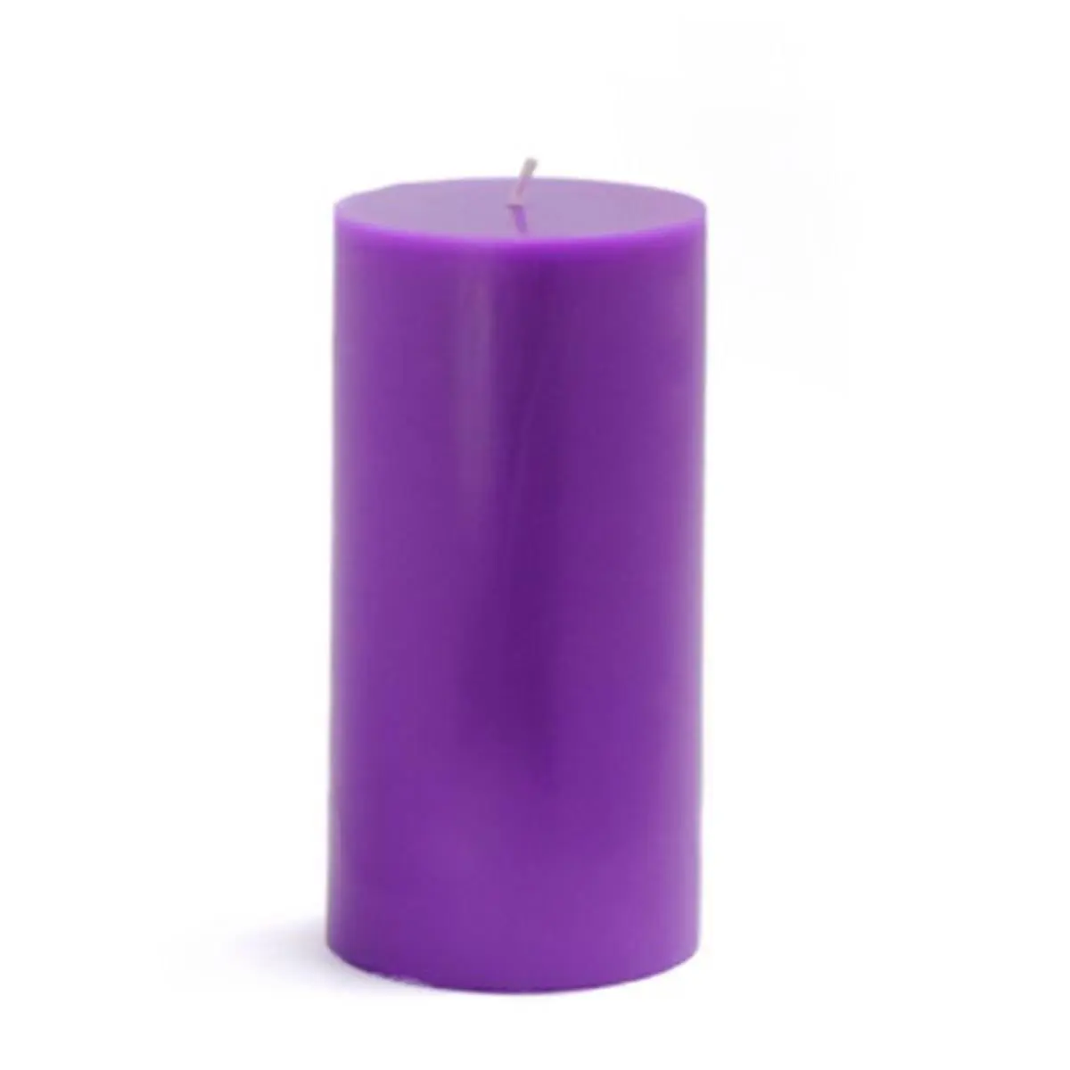 Unscented Cylindrical Pillar Candle - 3x6 in. Drip Candle, Home Decor Accent for Living Spaces, Wedding Centerpieces, Drip Candles