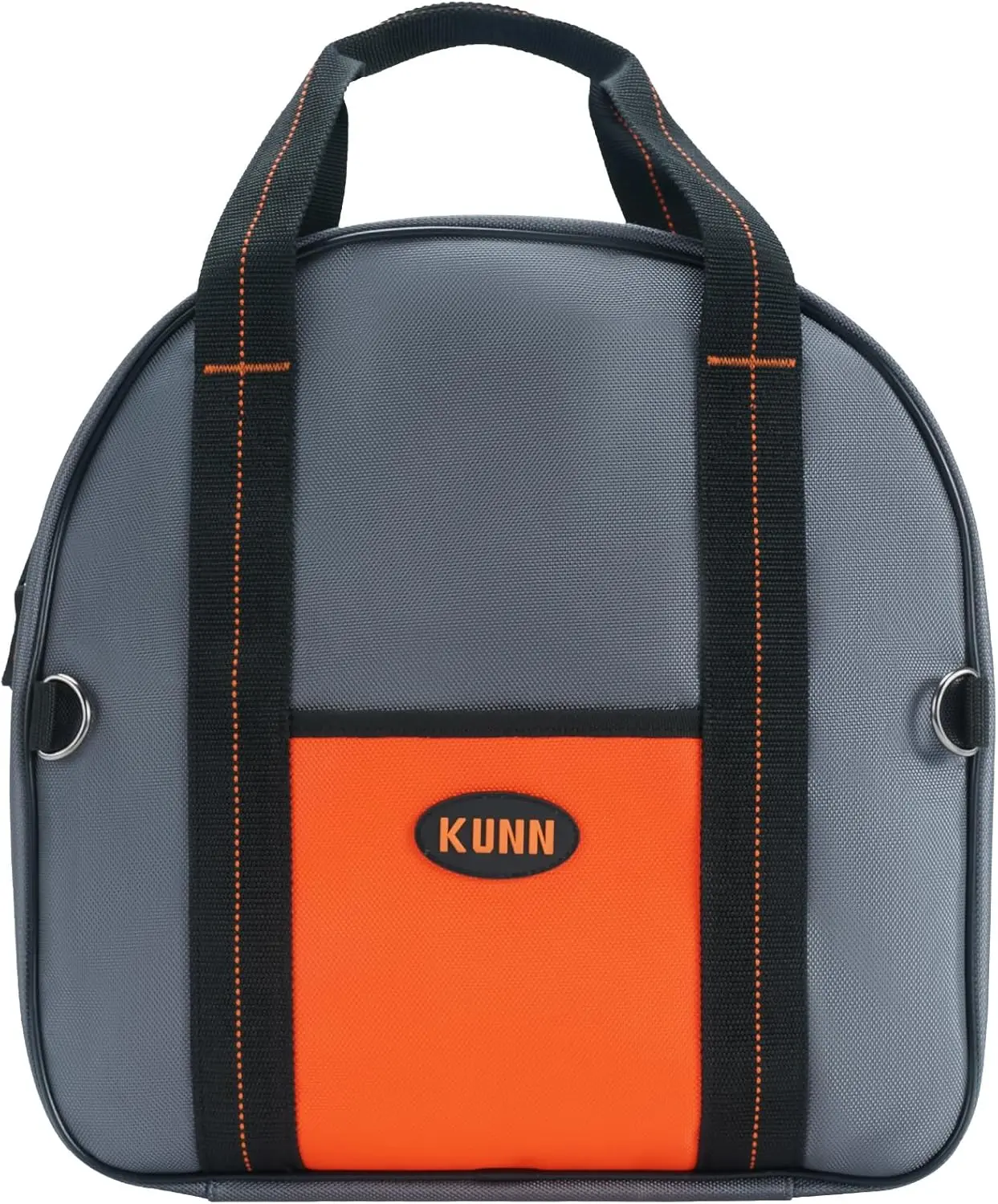 KUNN 14 Inch Jumper Cable Bag Durable Tools Cable Storage with Extra Pockets for Cables,Cords and Hoses,Grey