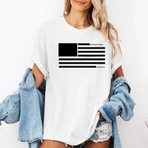 [Sale up to 30%][Made in USA] Epstein Files America Flag Redacted T-Shirt, Political Statement Graphic Tee, Controversial Current Events Shirt, Edgy Conspiracy Investigation Cotton Tee