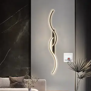 Modern LED Line Wall Light, Decorative Wall Lamp, Ceiling Mounted, Wired, Ideal for Living Room, Hallway, Bedroom, Study, Staircase Decorative Lighting, Home Decor Lighting
