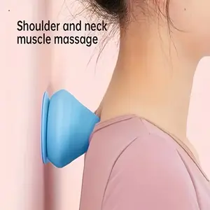 Adhesive Fascia Ball Massage Cone, Silicone Foot Sole Back Shoulder Neck Massager, Wall-Mounted Fascia Cone, Fitness Meridian Acupoint Ball, Body Care, Neck Shoulder Relaxer