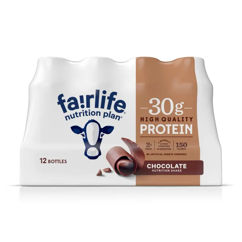 Fairlife Nutrition Plan 30g Protein Shake Chocolate 115 fl oz 12 Bottles High Quality Protein Beverage  Energy Drink