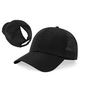 SeSe Code Cooling UPF 50+ High Ponytail Baseball Cap for Women - Lightweight Quick Dry Breathable for Running Golf Sports