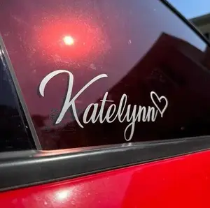 Custom Cursive Name Decal - Personalized Name Decoration Custom Cursive Name Decal - Personalized Name Decoration