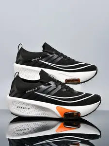 Unisex Advanced Runner Fluorescent Air Cushion Racing Sports Shoes Dual Density Midsole Professional Style Training/Night Running - KnitAirCushion,LightweightShockAbsorptionBreathableAnti-Slip