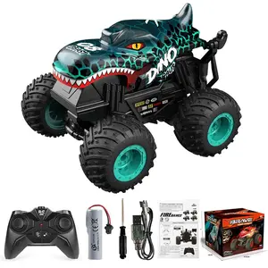 Remote Control Stunt Car, RC Stunt Cars, 1 Set 2.4GHz 4WD Drive Car with Light & Music, Cool Styling Off-road Vehicle Toy for Kids