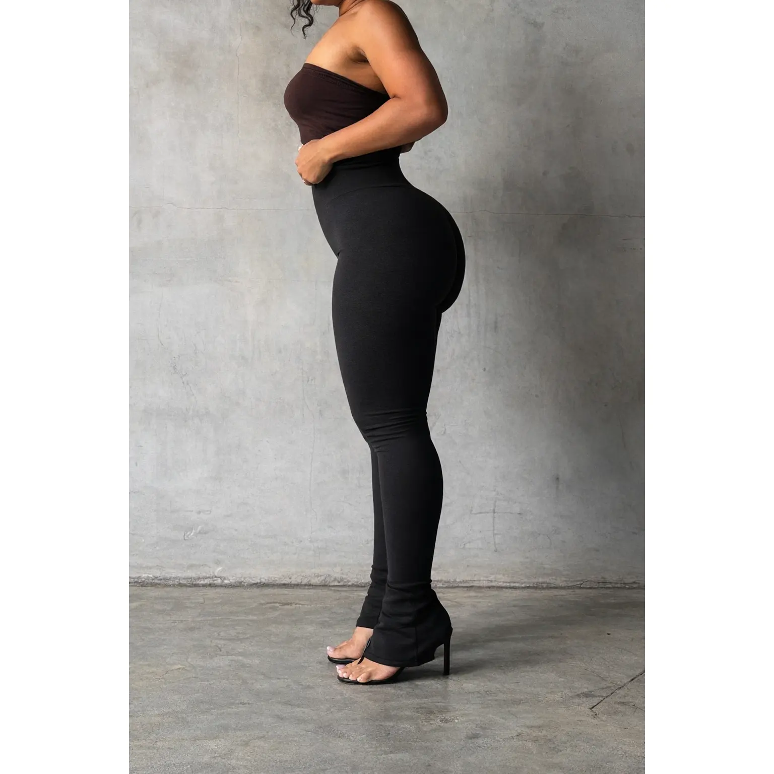Black Flare Tummy Control Legging
