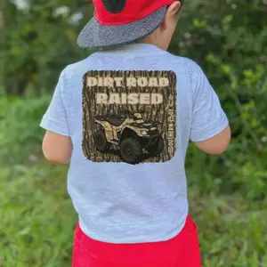 Dirt Road Raised Boys Short Sleeve Youth Shirt, Trending Summer Outfit, Southern Boy Clothing