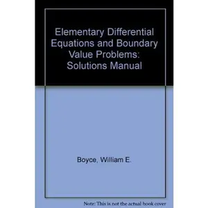 USED-Elementary Differential Equations, Student Solutions Manual by Boyce (Paperback)
