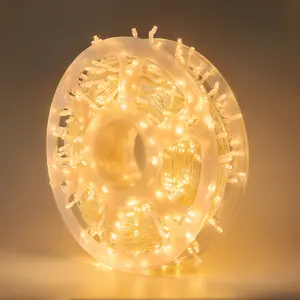 Woohaha 500 LED Christmas Fairy String Lights, 8 Lighting Modes 165ft Plug in String Waterproof Mini Lights for Outdoor Indoor Holiday Christmas Wedding Birthday Party Bedroom Decorations,500L Warm White