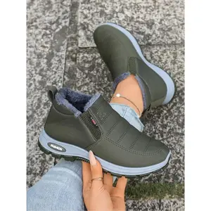 Thickened Cotton Shoes with Warm Lining, Comfortable Casual Walking Shoes, Couple Sports Sneakers for Winter, Cozy and Stylish Footwear, Versatile Walking ShoesGift