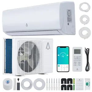 12000 BTU Mini Split AC & Heat Pump, 21 SEER2 Inverter, WiFi & Alexa, Cools 750 Sq. Ft, 115V, Install Kit