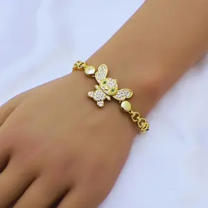 14k Gold Plated Bracelet 7 inches