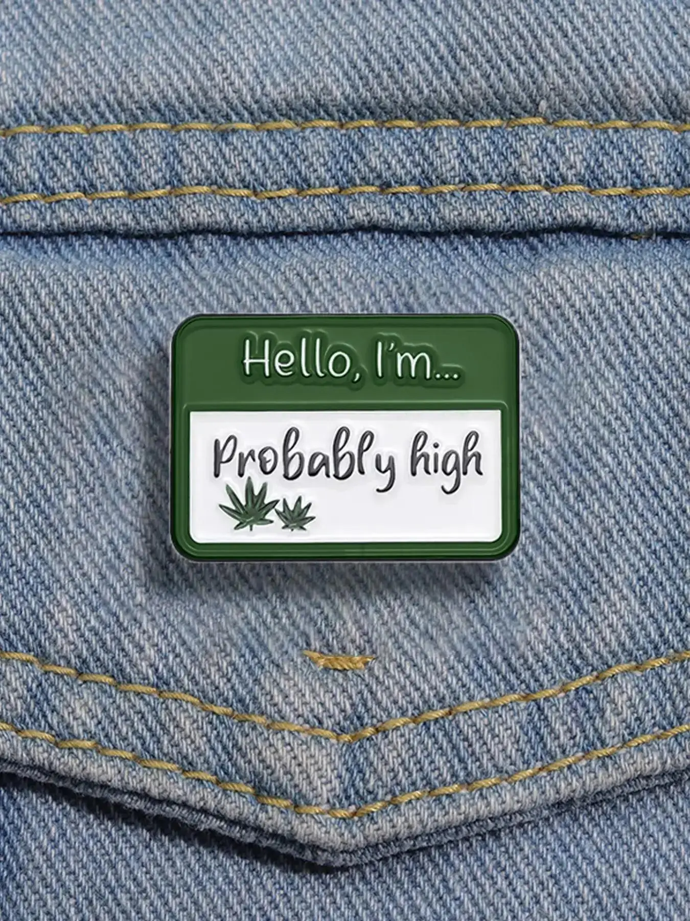 Letter Pattern Kawaii Brooch, 2024 Cute Fashion Alloy Badge for Women & Men, Fashion Jewelry Brooch for Party, Daily Streetwear Clothing Decor, Trendy