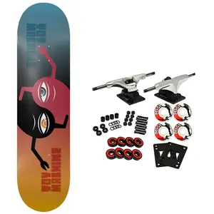 Toy Machine Skateboard Complete Ying Yang Symmetrical 8.25" x 31.75"