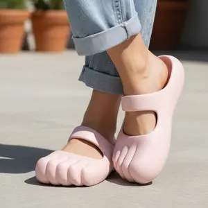 Cute Toe Recovery Slides for Women & Men | Soft Cloud Slippers with Arch Support & Responsive Cushioning