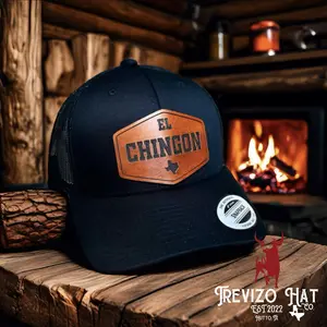 El Chingon Leather Patch Hat