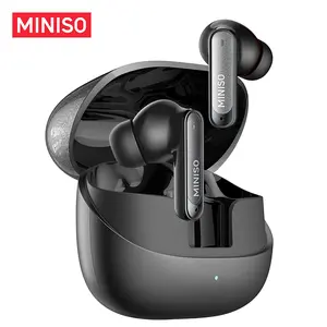 MINISO MS106 Wireless Bluetooth 6.0 Earphones High Fidelity IPX5 Waterproof, Suitable for Office, Sports, Study and Audio Calls, Built-in Microphone, TWS Earbuds