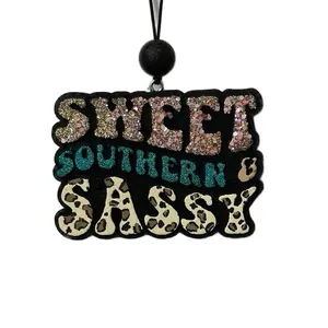 Sweet Southern & Sassy Scented Car Freshie-Rearview mirror hanging air freshener