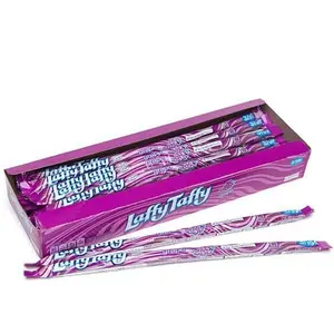 Laffy Taffy Grape Rope 24 ct. - Sweet and Chewy Candy with Grape Flavor - 24 Count Pack
